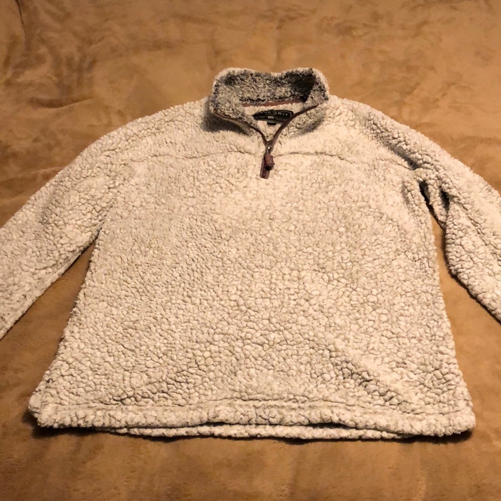 True Grit Shag Sherpa Pullover